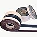 FindTape Polyester 1mm Felt Tape – 2 in. x 15 ft. Felt Strips with Adhesive Backing and Furniture Strips, Great for Arts and Crafts, Classrooms, and Protecting Furniture (Black)