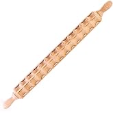 Norpro New Italian Wood Ravioli Rolling Pin Pasta Mold 18" Length 2.5" Diameter