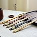 HuaLan Japanese Natural Wood Chopstick Set Reusable Classic Style Chopsticks Non-slip Design Chop Sticks 5 Pairs Gift Set