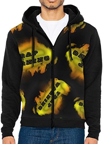 Fortnite-Trap-Warning Men 3D Pattern Printed Lightweight Hooded Jackets Hip Hop Hoodies with Pocket