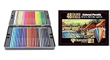 Diamond Driven #1 Artists Colored Pencils 48 Premium Soft Core Pre-Sharpened Colored Pencils Highly Pigmented Drawing Coloring Pages - Great Art School Supplies For Kids & Adults Professional Pencils