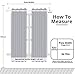 Utopia Bedding Blackout Curtains for Bedroom, Grommet Window Curtains 63 Inch Length 2 Panels, Thermal Insulated Drapes for Living Room (Black, 52W x 63L Inches)