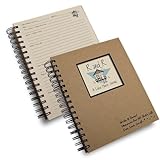 R & R, A Lake House Journal - Kraft Hard Cover NEW DESIGN (prompts on every page, recycled paper, read more...)