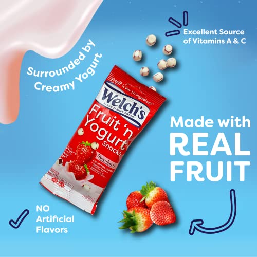 Welch's Fruit Snacks, Fruit 'n Yogurt Variety Pack, Strawberry