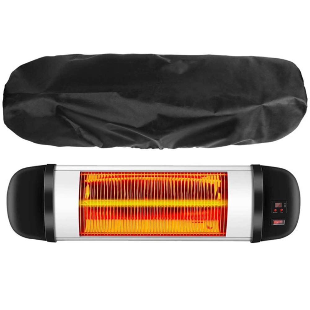 BOSKING Wall-Mounted Patio Heater Covers 420D Oxford Waterproof Dustproof Electric Infrared Heater Cover for Indoor Outdoor Garage Backyard Hanging Patio Heaters