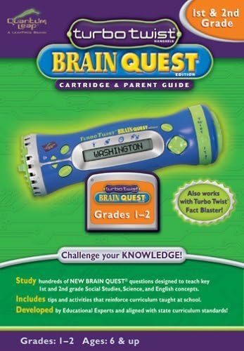 LeapFrog: Turbo Twist Brain Quest Cartridge and Parent Guide - 1st and 2nd Grade by LeapFrog Toys