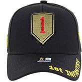 Artisan Owl U.S. Army Infantry Embroidered Logo Baseball Cap - Adjustable (Black)