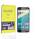 (2 pack) Nexus 5X Screen Protector,iPowertech Premium Tempered Glass (0.26mm Round Edge,9H Hardness) Ultra-Clearity, Anti-Scratch, Anti-Water, Bubble Free, Touchscreen Accuracy, Lifetime Warranty