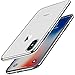 TOZO for iPhone X Case Hard Cover World's Thinnest Protect Bumper Shell for iPhone 10 / X Transparent Light Weight Silver Plating Edge