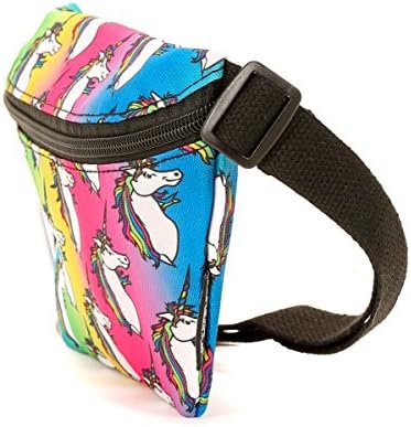 Unicorn Fanny Pack for Women Fanny Pack Rainbow Pride Outfits Rave Small Unicorn Rainbow Fanny Packs for Women Cute Crossbody Festival Bag Fashion Waist Bags Rainbow Fanny Pack Women 80s Kids