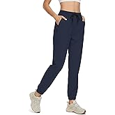 TZDNI Womens Hiking Pants Lightweight Quick Dry Joggers with Zipper Pockets Water Resistant Travel Outdoor HH23019W
