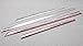 Chrome Body Side Door Moulding Trim Overlay Cover For Jeep Cherokee 2014