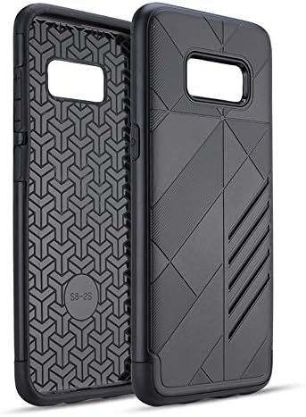 Slim Armor Galaxy S8 Plus Case with Dual Layer (PC hard cover over soft TPU) - 1 Year Warranty delivers 100% satisfaction (Black color)