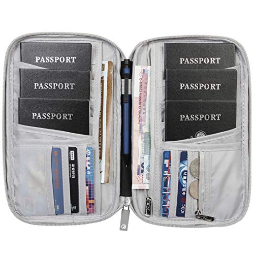VanFn Passport Wallets, Travel Wallet, RFID Family Passport Holder