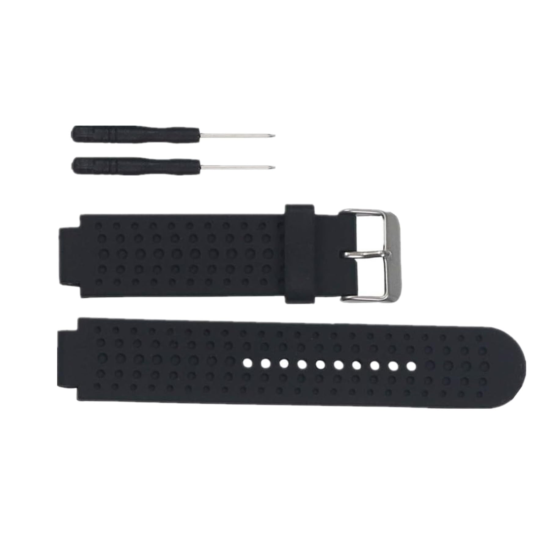 Huwokxix Watch Strap compatible with Garmin Approach S20/S5/S6,Adjustable Silicone Sports Strap Replacement Band for Garmin Forerunner 220/230/235/620/630/735XT