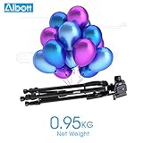 Albott Camera Tripod,55 inch Aluminum DSLR Tripod with Phone Stand for Canon,Nikon,Sony,Samsung,Olympus Camera and Phone