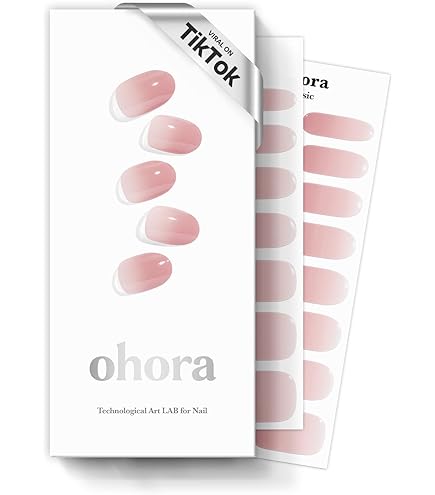 Amazon.com: ohora Semi Cured Gel Nail Strips (N Basic Nails no.1