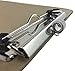 Pen Holder Clipboard, Letter Size, Low Profile Clip, Hardboard, 6-Pack (Pen Included)