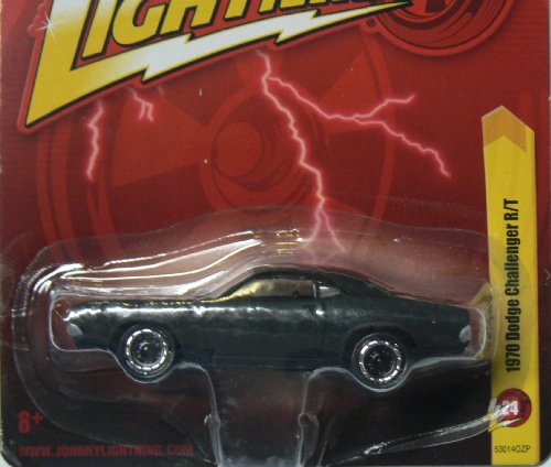 Johnny Lightning R24 1970 Dodge Challenger R/T Black