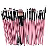 Binmer(TM)20pcs Makeup Brush Set Tools Make-up Toiletry Kit Wool Make Up Brush Set Powder Brush Foundation Brush Eyebrow Eyeliner (Black)