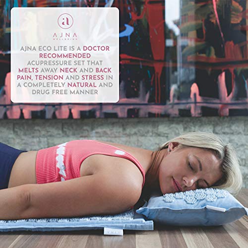 Acupressure Mat and Pillow Set - Ideal for Back Pain Relief and Neck Pain Relief - Advanced Stress Reliever - Muscle… - Image 4