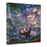 Thomas Kinkade Studios Tangled 14 x 14 Gallery Wrapped Canvas