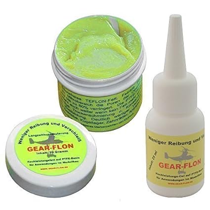 Sparset Hochleistungsfett Hochleistungsöl GEAR-FLON 004 & 002