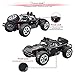 Vatos RC Trucks Remote Controls RC Cars Off Road High Speed 4WD 40km/h 1:12 Scale 50M Remote Control 2.4GHz Electric Vehicle Buggy Trucks with LED Night Vision VL-BG1513B-B(Black)