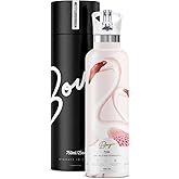 Bougie Puna Insulated Water Bottle, Gift Tube, 25-Ounces, Stainless Steel, Multicolor, Kitchen Décor