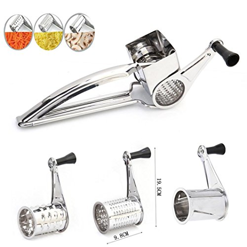 Morrivoe French Fry Cutter Stainless Steel Vegetable Potato Cutter with 2 Interchangeable Blades Potato Chips Maker - Thumbnail 2