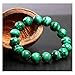 Orgonite Crystal Malachite Bracelet - Handmade Gemstone Round Beads Stretch Bracelet For Men and Women