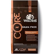 Wellness CORE Natural Grain Free Dry Dog Food, Original Turkey & Chicken, 26-Pound Bag