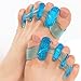 DR. JK- ToePal Gel Toe Separator, Wide, 1 Pair, Toe Spacers, Toe Straightener, Hammer Toe Straightener, Toe Spreader, Toe Stretcher, Toe Corrector for Women and Men, Bunion Corrector