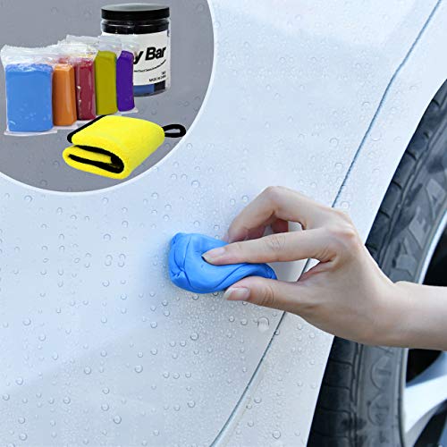 Car Clay Bar with towel, Premium Grade Clay Bars,Detailing Magic Clay