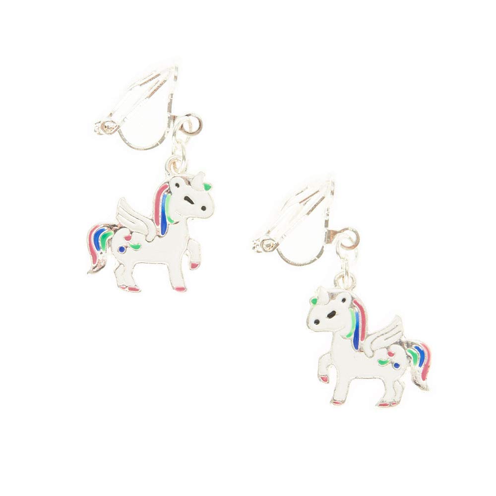 Claire'sGirl's Magical Unicorn Clip On Earrings