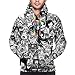Garlic Broccoli 3D Print Ahegao Anime Hoodie Funny Sexy Pullover Hooded Japanese Sweatshirt,