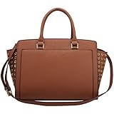 FASH Limited Womens Work Tote Handbag PU Leather Handbag - Brown