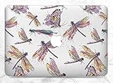 Colorful Butterfly Dragonfly Insects Hard Plastic Cover Case For Apple Macbook Air Pro 11 12 13 15 2016 2017 2018 Inch Retina Touch Bar
