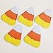 Set of 10 pcs Halloween Candy Corn Iron On Sew On Cloth Embroidered Patches Appliques Machine Embroidery Needlecraft Sewing Projects DIY
