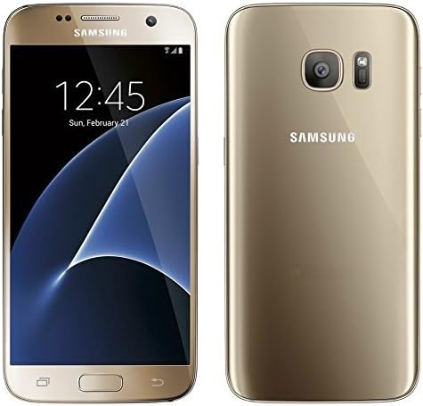YCNEX Battery Replacement Back Door Housing Adhesive Panel for Samsung Galaxy S7 Edge - (Gold)