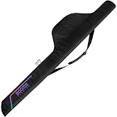 Booms Fishing PB4 4.4ft~5ft Fishing Rod and Reel Case, Portable Folded Fishing Pole Case, 0.6ft/8" Extended Design Fishing Spinning Rod Bag, Store Up to 2~3 Fishing Rods and Reels, 52"~60"