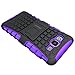 Galaxy On5 Case, OEAGO Samsung Galaxy On5 Case [Shockproof] [Impact Protection] Tough Rugged Dual Layer Protective Case with Kickstand for Samsung Galaxy On5 - Purple