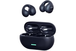 PRO-ELEC Wireless Earbuds,Open Ear Wireless Bluetooth Headphones Clip on Earbuds,Earbud & in-Ear Headphones,Wireless Sport Ear Buds,Bluetooth 5.3 Clip-on Earphones,30 Hours Playtime,for Workout/Office/Home