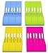 Attmu Beach Towel Clips (12 Pack), Towel Holder in Fun Bright Colors, Keep Towel from Blowing Away