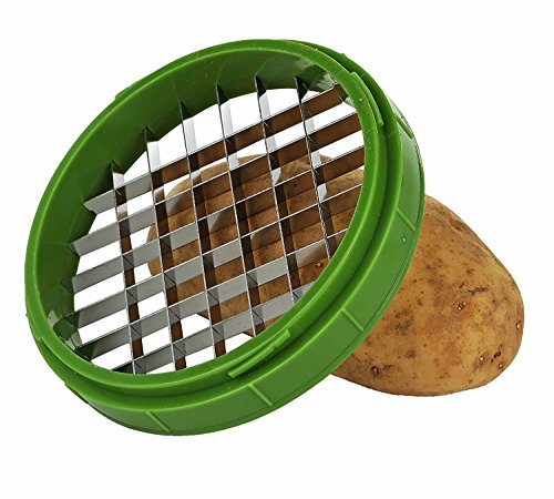 Apple Corer Mango Slicer Wedge 4 in 1 Vegetable and Fruit Cutter Stainless Steel Blades with FREE Peeler Tomato Slicer Potato French Fry Slicer Peach Corer