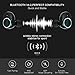 Wireless Earbuds, Touch Control Bluetooth Headset Noise Cancelling Headphones Sweatproof Stereo in-Ear Earphone Earpiece with Portable Charging Box Built-in Mic