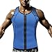 HOPLYNN Men Waist Trainer Vest for Weightloss, Hot Neoprene Corset Compression Sweat vest Body Shaper, Zipper Slimming Sauna Tank Top Workout Shirt -XL