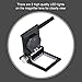 Yosoo 10 x 28mm Linen Test Three Folding Magnifying Glass Portable Zinc Alloy Magnifier (10X Lens) with LED Lamp for Textile Jewelry Collection Repair, Black