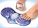 Soapy Soles Elite Foot Brush (Pearl Blue) 3-in-1 Foot Care System -- Cleans, Massages, Invigorates Feet, Suctions to Tub or Shower floor by Body & Sole