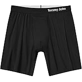 Tommy John Men's Supima Cool Cotton 6" Relaxed Fit Boxers, No Ride-Up Comfortable Breathable Underwear for Men